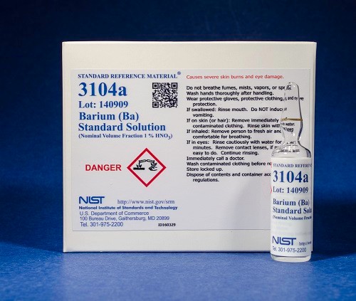 SRM 3104a - 鋇(Ba)標準溶液