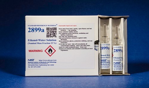SRM 2899a - 乙醇-水溶液(公稱質量分數25%)