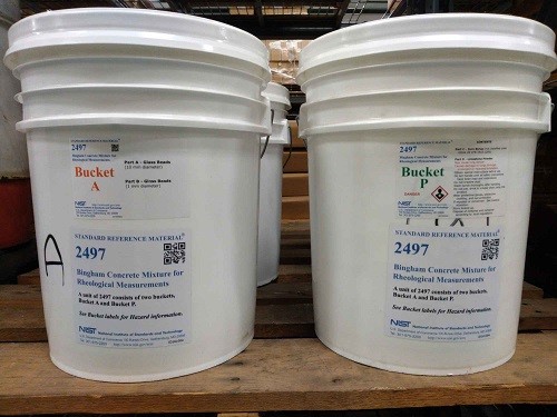  SRM 2497 - 流變測量用賓漢混凝土混合料
