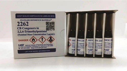  SRM 2262 - 2，2，4-三甲基戊烷中的氯化聯(lián)苯同系物(標(biāo)稱質(zhì)量濃度為2μg/mL)