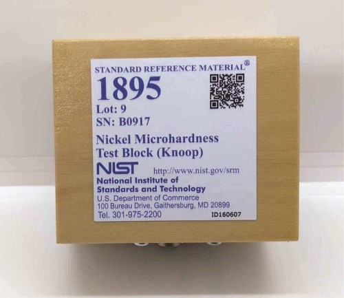SRM 1895 - 鎳顯微硬度測(cè)試塊(Knoop)標(biāo)準(zhǔn)品