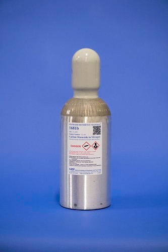  SRM 1681b - 氮氣中的一氧化碳(公稱量-物質(zhì)分數(shù)1000毫微升/摩爾)
