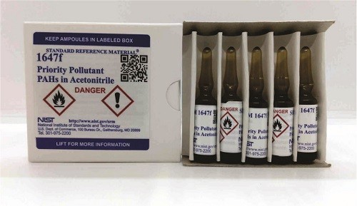 SRM 1647f - 乙腈中的優先污染物多環芳烴標準物質