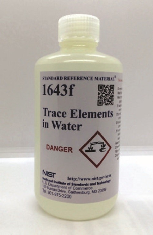  SRM 1643f - 水中微量元素標準物質
