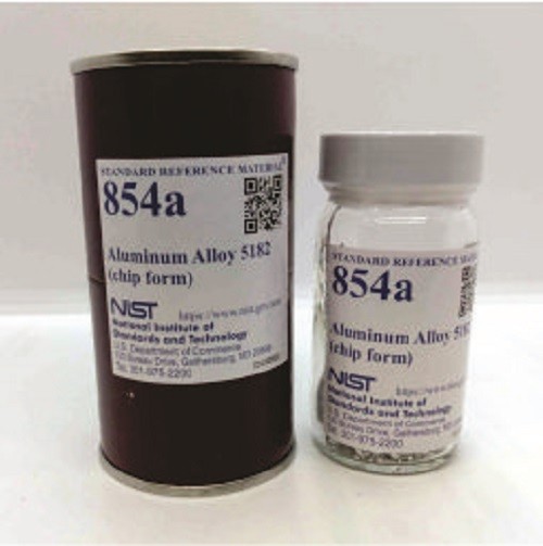 SRM 854a - 鋁合金5182(晶片形式)標(biāo)準(zhǔn)品