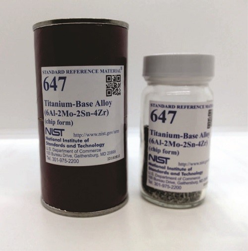 SRM 647 - 鈦合金，鋁鉬錫鋯標準品
