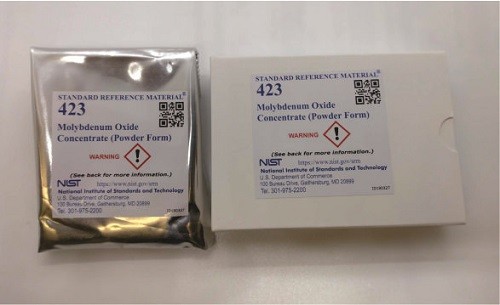 SRM 423 - 氧化鉬精礦(粉狀) 標(biāo)準(zhǔn)品